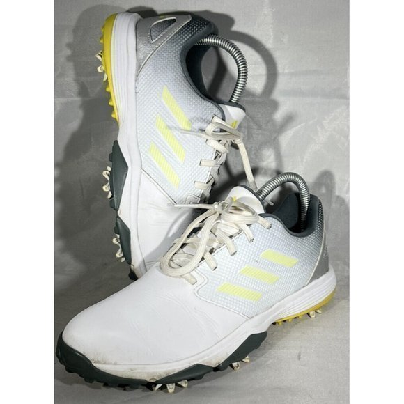 adidas Shoes Adidas Zg2 Youth Golf Shoes Yellow Gray White Size 65